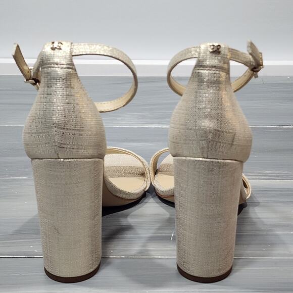 Sam Edelman‎ Yaro Dress Sandals Chunk Block Heels 8.5 - Picture 8 of 16